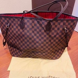 Louis Vuitton Damier Ebene neverfull authentic